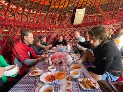 13B We stopped at a traditional yurt in Sary Tash for lunch on the way to Lenin Peak Base Camp